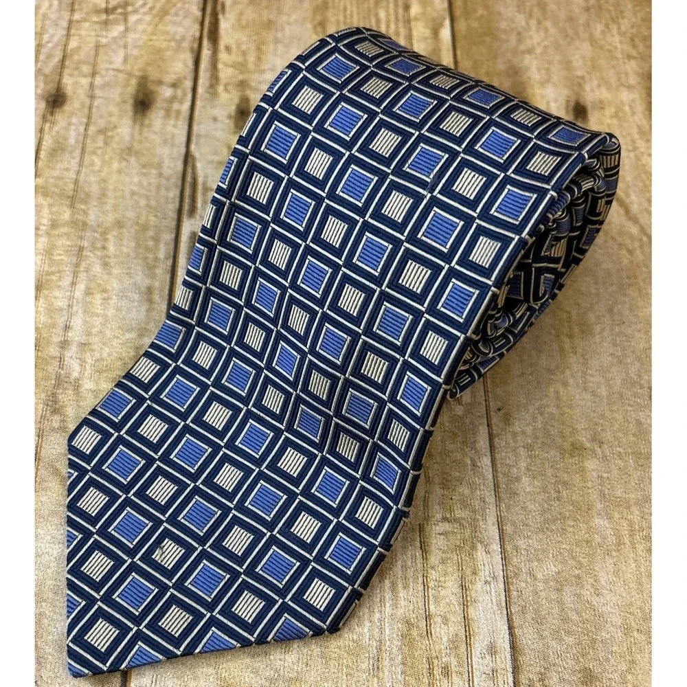 Brooks Brothers Makers Tie Geometric Silk New NWT